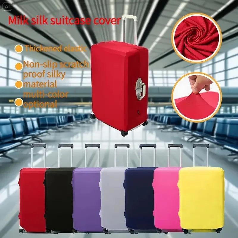 TravelShield | Kofferschutzhülle Reisekoffer Schutzcover | Elastisch | Für 45–71 cm Koffer
