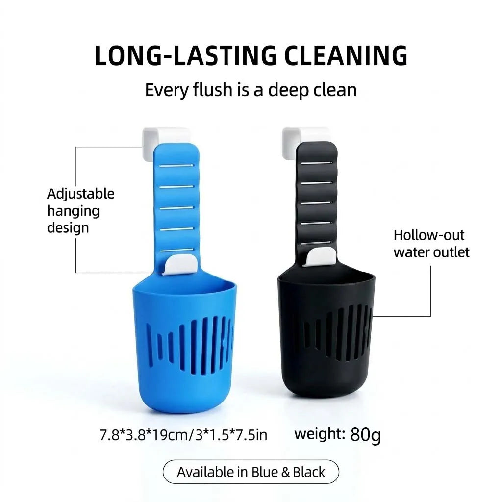 AquaFresh | Silikon WC-Tab-Halter | Flexible Aufhängung für Reinigung & Geruchsneutralisierung