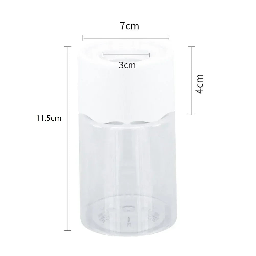 Aqualia | Hydrokultur Pflanzgefäß | Selbstbewässernder Blumentopf | Transparentes Design 14 cm