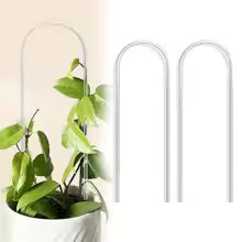 ClearGrow U-förmiger Pflanzenständer Acryl | 2er Set | Indoor Kletterhilfe | Stilvolles Rankgitter