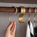 Domelio | Kleiderhaken Set | Elegante Garderobenhaken | Robuste Metallhaken für Schrank & Garderobe