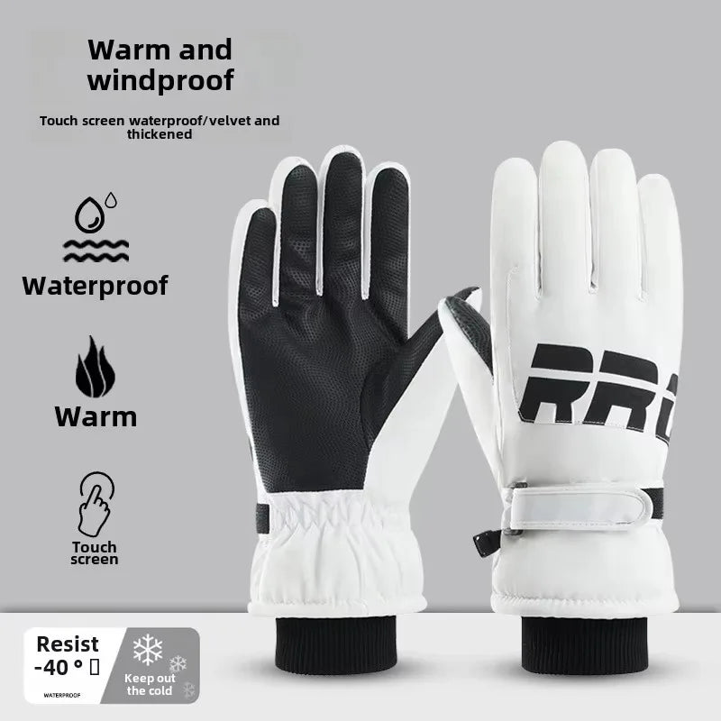 GlacioShield Pro Gloves | Waterproof Winter Gloves | Touchscreen & Anti-Slip | Warm Fleece Lining for Skiing, Cycling & Outdoor Activities