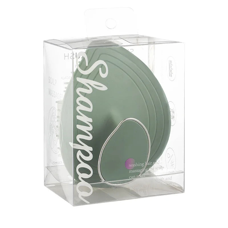 DermaSilk Kopfhaut Massagebürste | Sanfte Reinigung & Peeling | 11 cm Ergonomisches Design