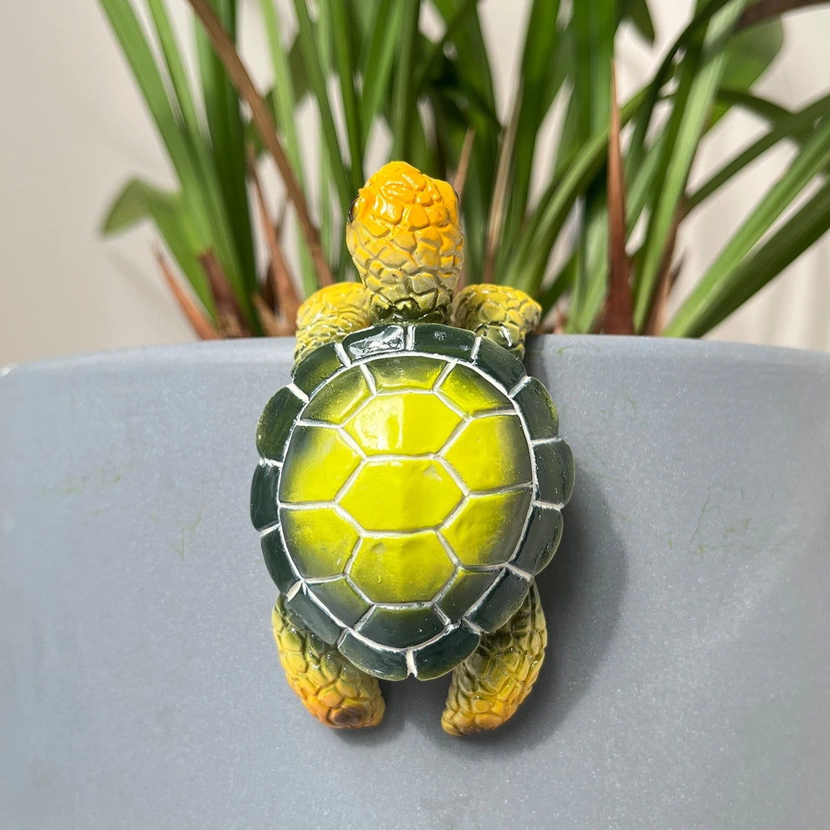 Marivelle | Titel: Schildkröten-Figur | Maritime Dekoration aus Kunstharz | Küstenstil für Wohn- & Bürodekoration