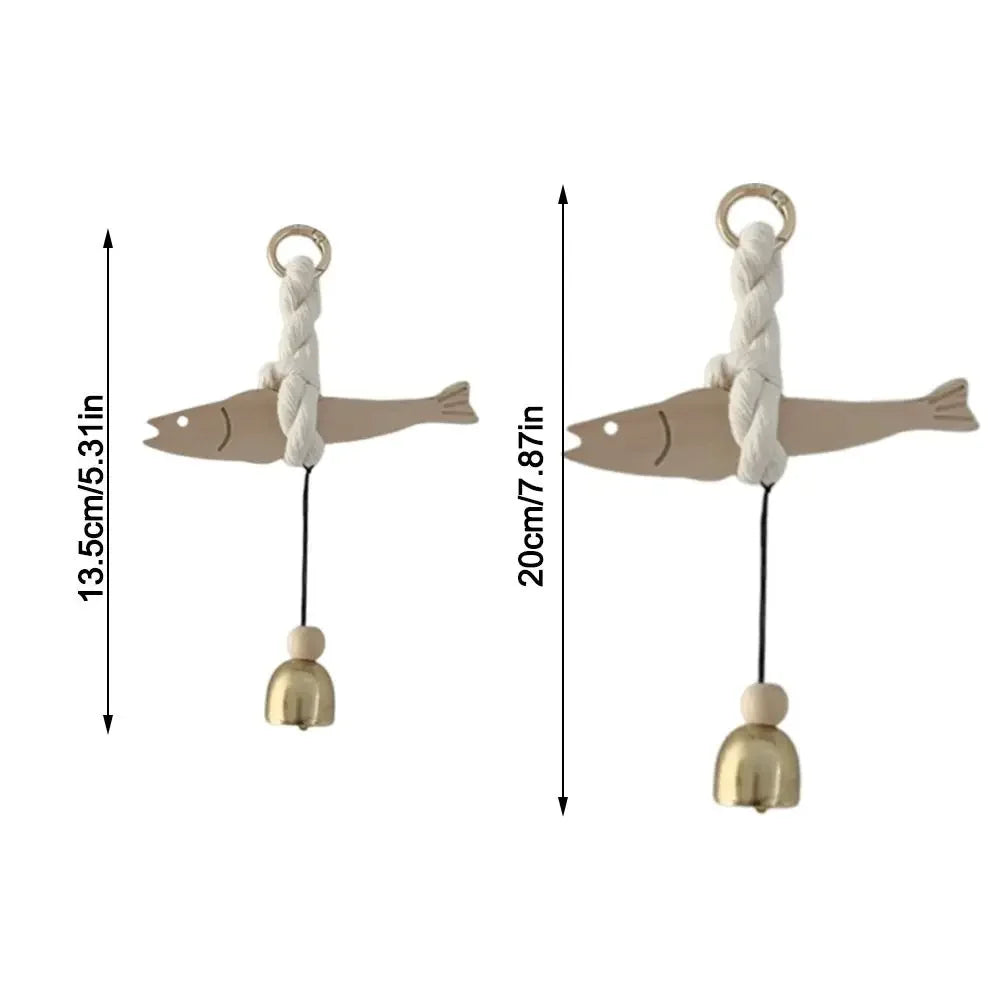 HolzCharme Wand-Fischornament | Ultraleicht & Platzsparend | Kiefernholz Dekoration