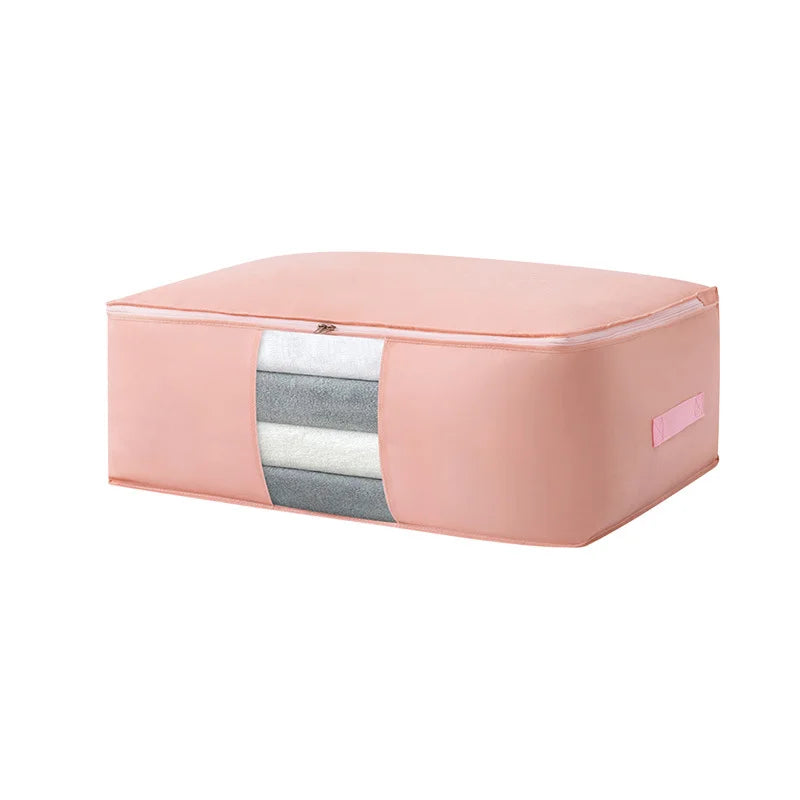 Foldable Dress Storage Bag | For Blankets, Pillows & Clothes | SoftStow Non-Woven Fabric Organizer