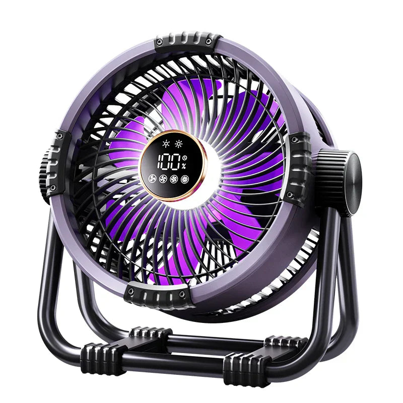 AEROLIA NightCool | 4-in-1 Fan & Night Light | 20000mAh Battery | Usable Hanging & Standing