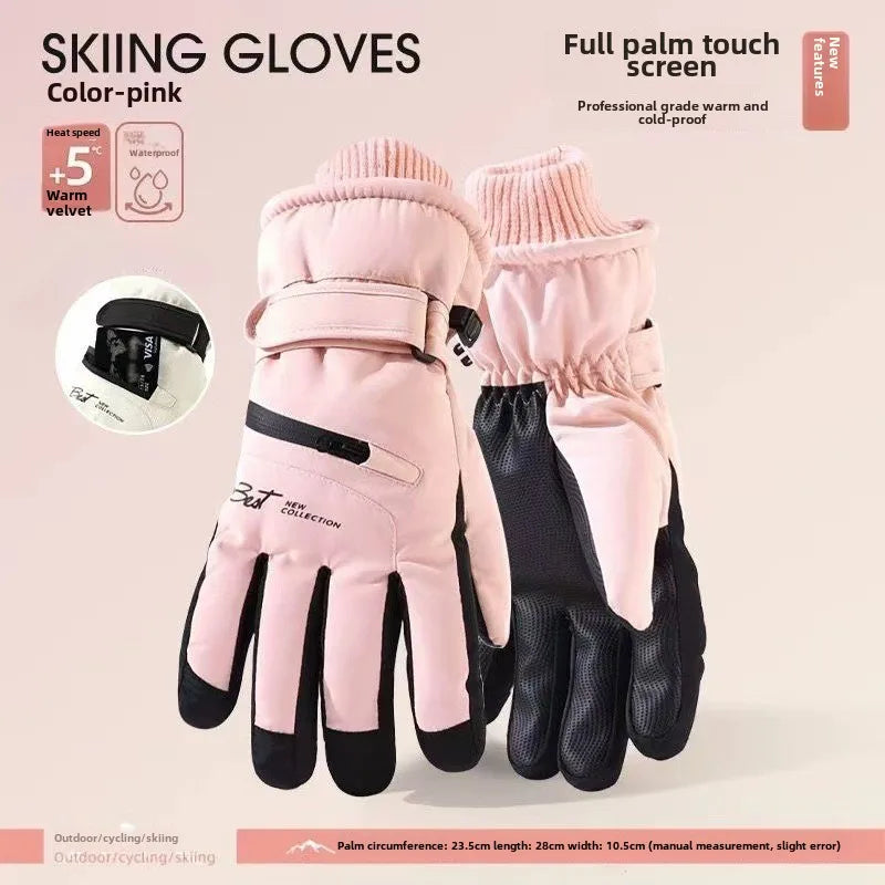 GlacioShield Pro Gloves | Waterproof Winter Gloves | Touchscreen & Anti-Slip | Warm Fleece Lining for Skiing, Cycling & Outdoor Activities