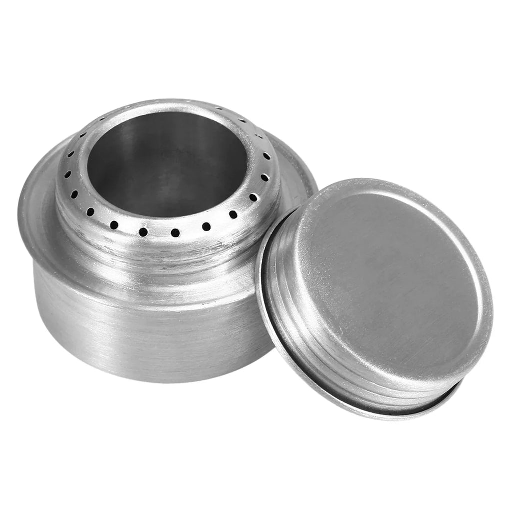 FlammigoGear Alcohol Stove Mini | Ultralight & Portable | With Lid & Cross Stand | For Camping & Outdoor