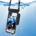 AQUASHIELD Wasserdichte Handytasche | IPX8 Schutz | mit Zusatzfach | Strand & Wassersport Hülle
