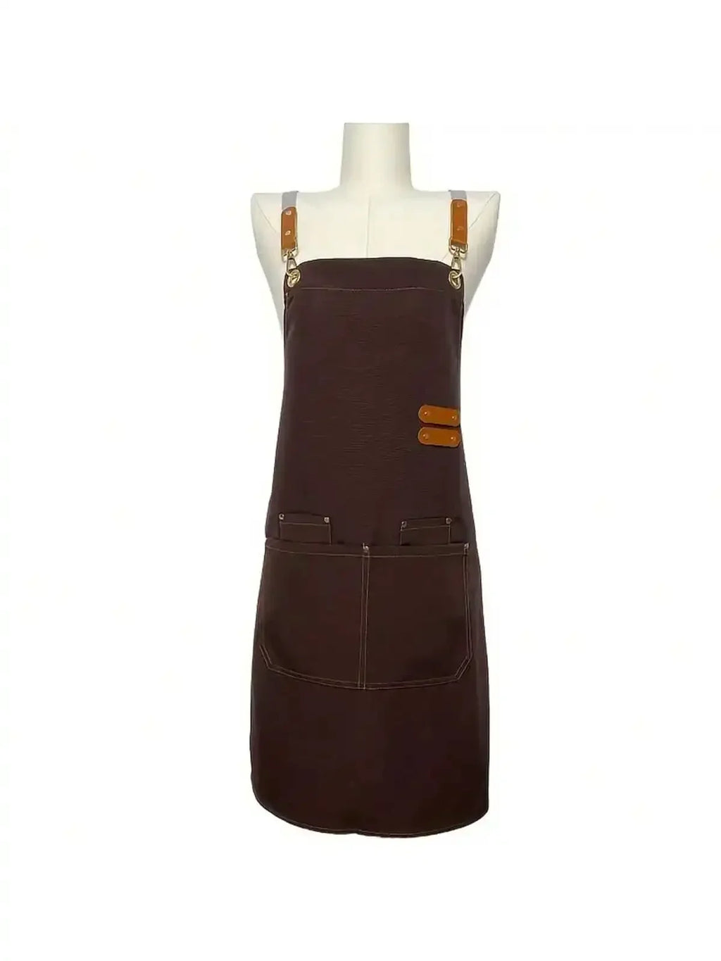 BRAVENTO Kochschürze Unisex | Cross-Back Design | Wasserdicht | Verstellbare Träger | Große Taschen