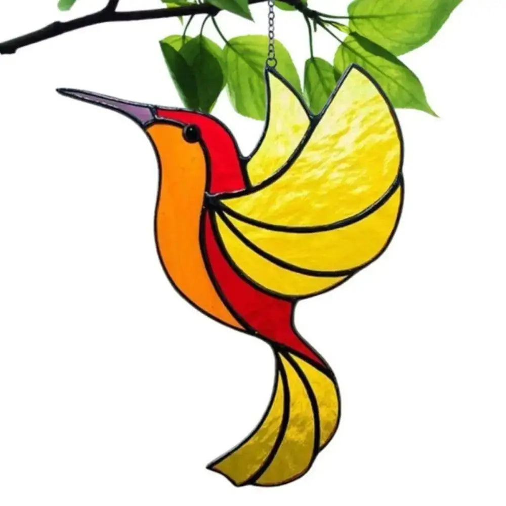 ColibriLuma Kolibri Fensterhänger | Acryl Suncatcher | 8 cm | Bunt | Garten Deko