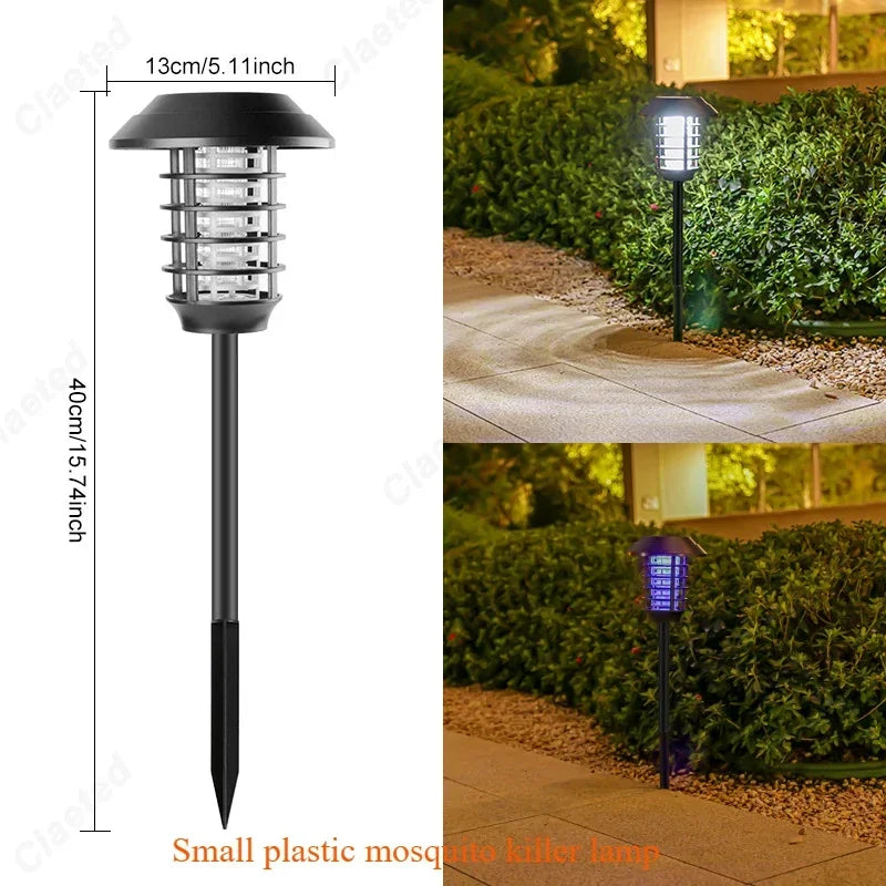 SolarNexa | LED Solar Insektenlampe | Wasserdichte Mückenfalle für Garten & Terrasse | Solar Gartenleuchte mit Insektenschutz