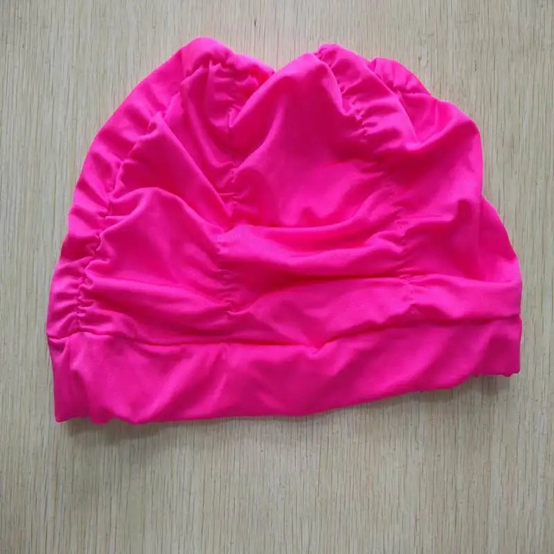 AquaLisse Damen Badehaube für lange Haare | Elastisch & Faltbar | Glattes Komfortdesign