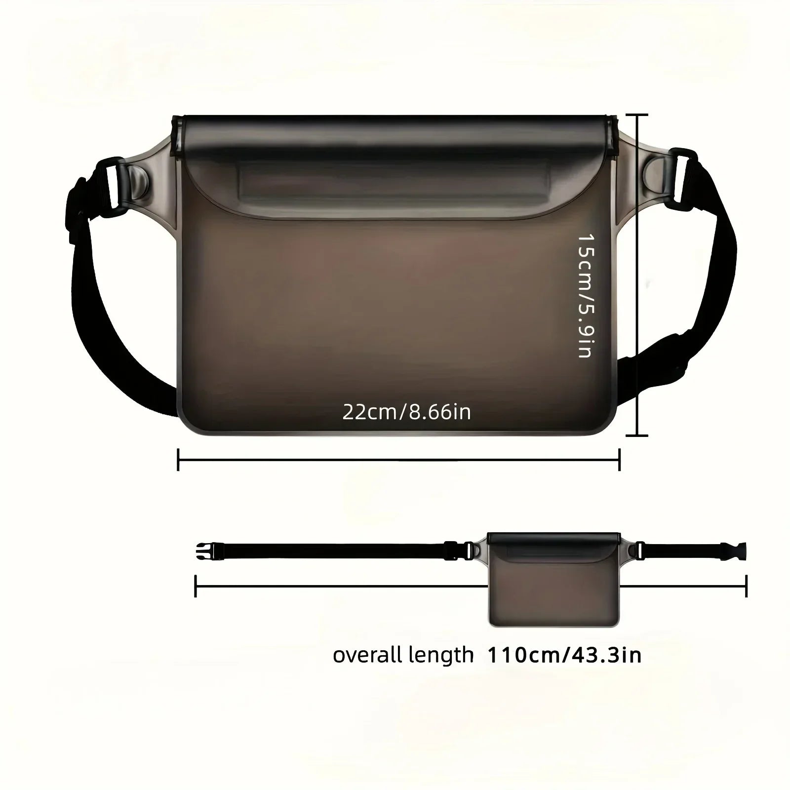 AquaPulse Gear – Wasserdichte Handy-Tasche mit Touchscreen | 3-fach versiegelt | Ideal zum Schwimmen, Rafting & Tauchen