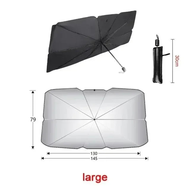 Car Sunshade SunFold | UV Protection & Heat Protection | Compact & Foldable | For SUV & Hatchback