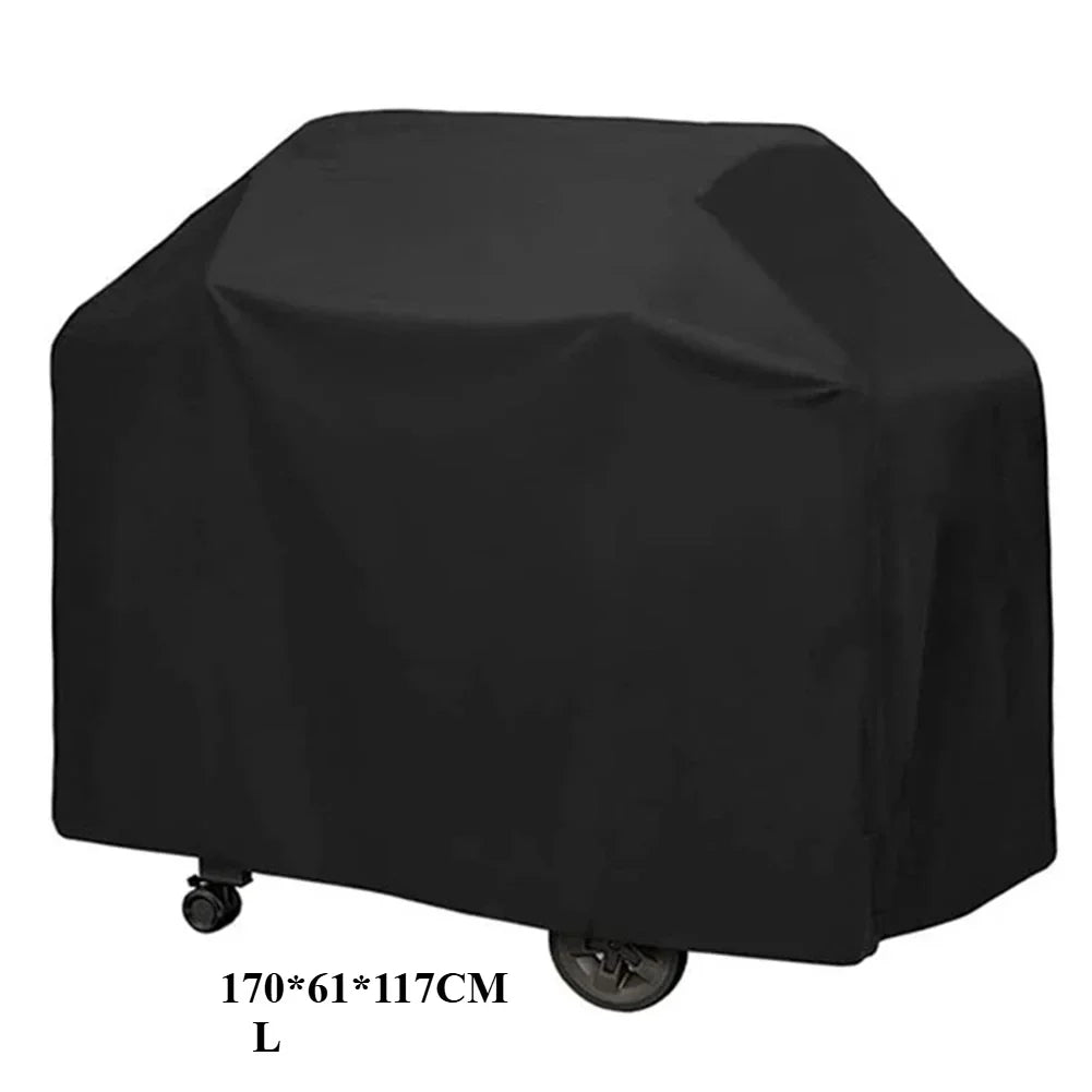 GrillGuard Pro Cover | Waterproof & UV-resistant | Windproof with Drawstring | For Gas Grill, BBQ & Garden Furniture