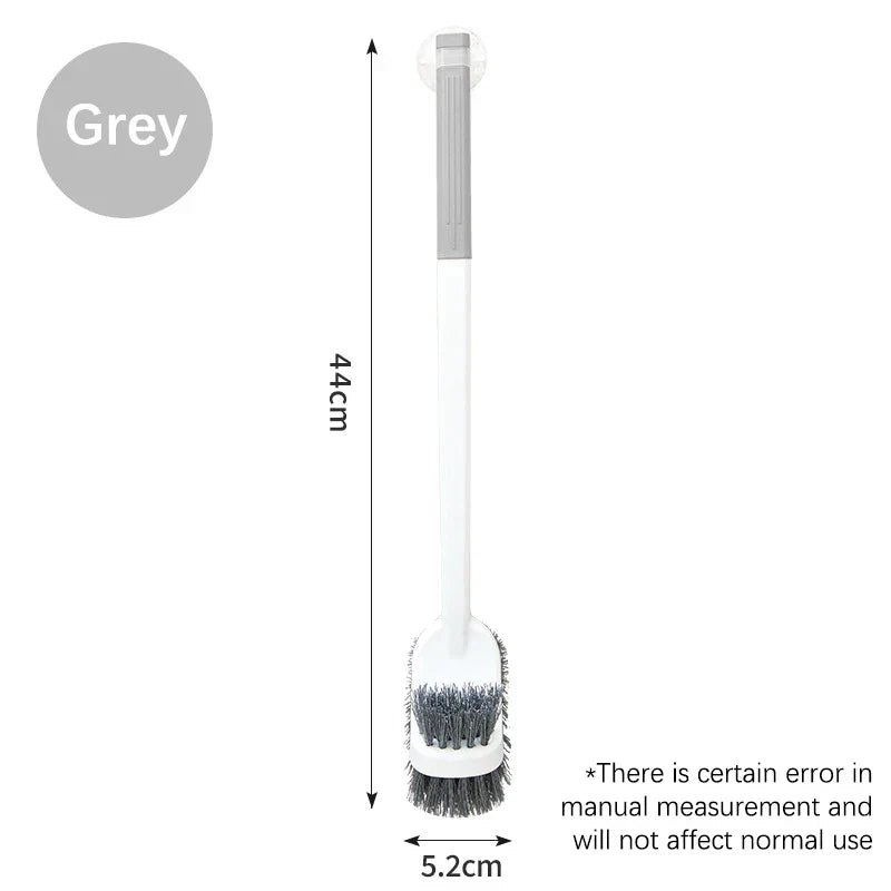 CleanTwin Toilet Brush | Double-Sided Toilet Brush with Long Handle | Deep Cleaning & Hygienic | Space-Saving Hanging Design