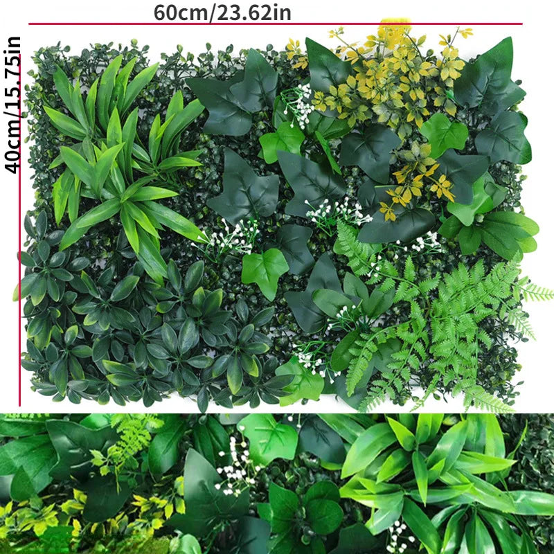 Everluma Garden Kunsthecke Wandpaneel | Realistische Buchsbaum-Optik | UV-beständig & Wetterfest