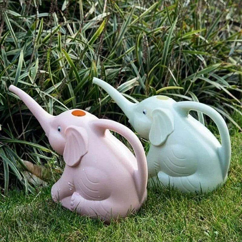 Eleplanty Gießkanne Elefant 30 cm | Kunststoff Gießkanne für Kinder & Garten | 1 Stück