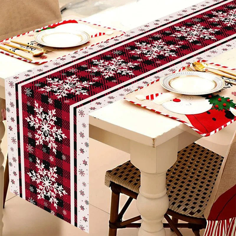 Christmas Table Runner Festivia | 180×35 cm | Elegant & Festive | Table Decor for Christmas & New Year 2025/2026