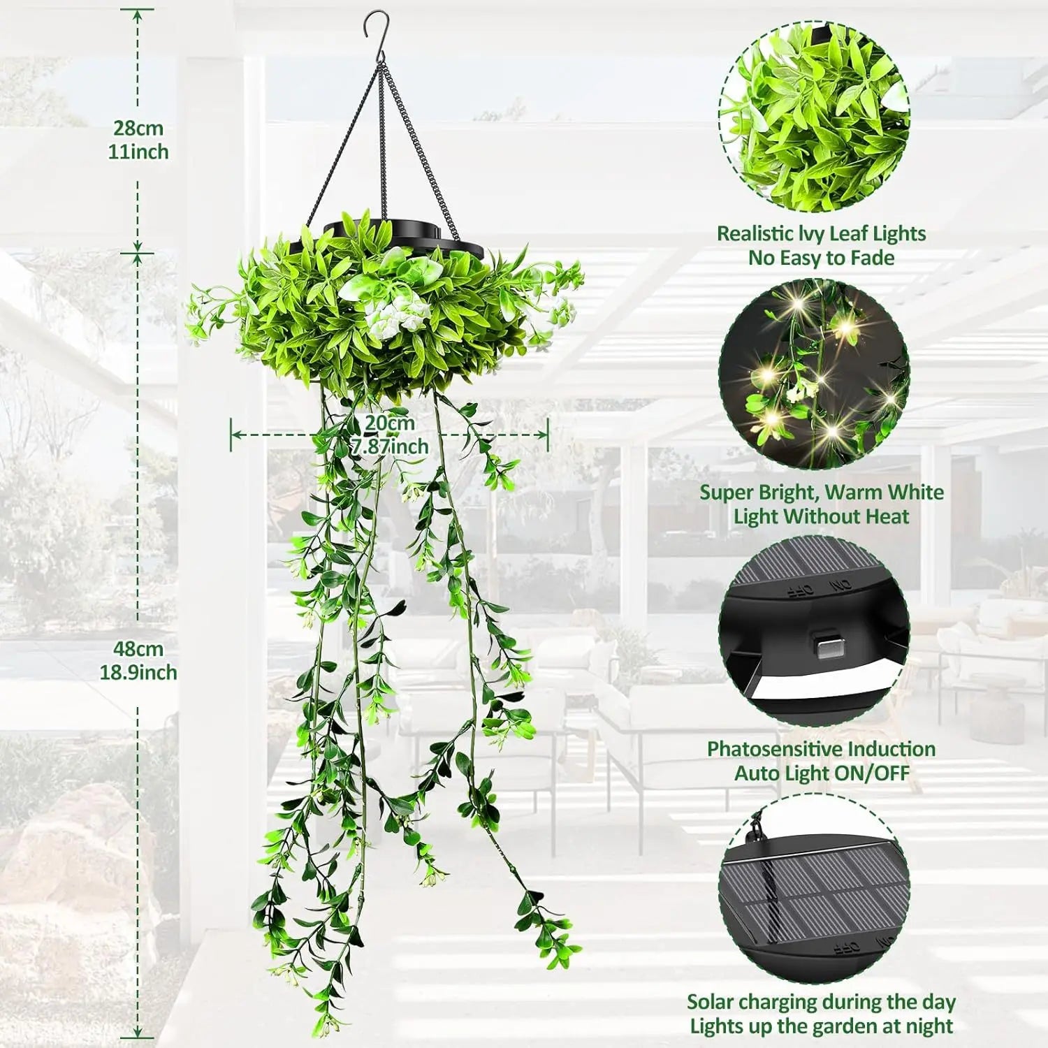 SolaraGlow | Solar LED Gartenleuchte | Wetterfeste Rasenleuchte | 12 V Solarleuchte für Gartenwege und Beete