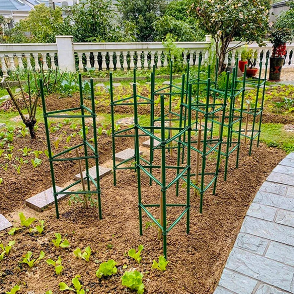 GrowLink Pflanzenstützen Verbinder 10er-Set | 8/11/16 mm | Gewächshaus & Garten DIY | Rankhilfe Kunststoff