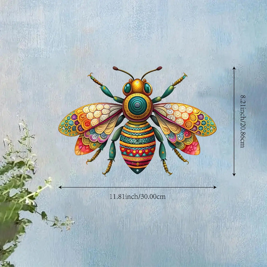 FlutterArt Metall-Schmetterlingswanddeko | Garten & Innenbereich | 31 x 21 cm | Wandkunst für Terrasse, Klassenzimmer & Zaun