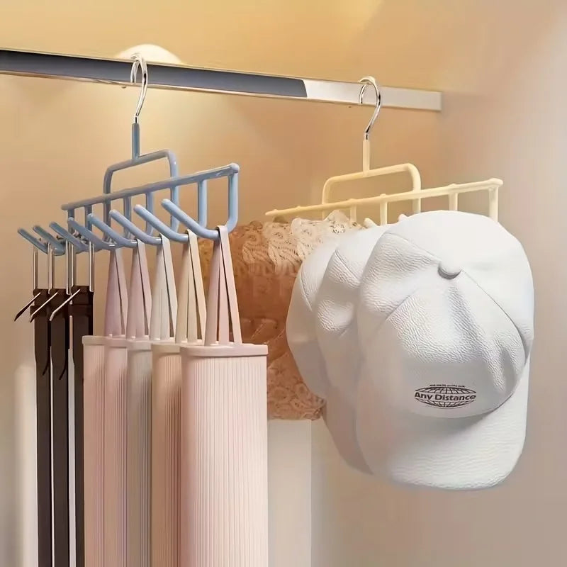 Capora Kappenhalter Wandmontage | Platz für 8 Caps | Hängender Organizer mit Haken für Schrank & Wand