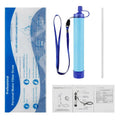QuellKlar Outdoor Wasserfilter | Direktrink-Filter für Camping | 2.8 cm Anschluss für Gewindeflaschen | Notfall Wasseraufbereitung