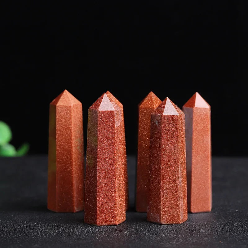 Crystal Obelisk Elaria | Natural Stone Healing Stone | For Meditation & Reiki | 4–8 cm