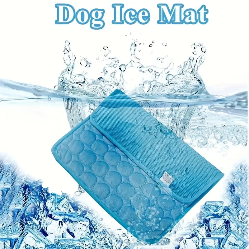 CoolPaws Plaid Kühlmatte für Hunde & Katzen | Wasserdicht & langlebig | Ungiftig | Kariertes Design | Maschinenwaschbar | S–L