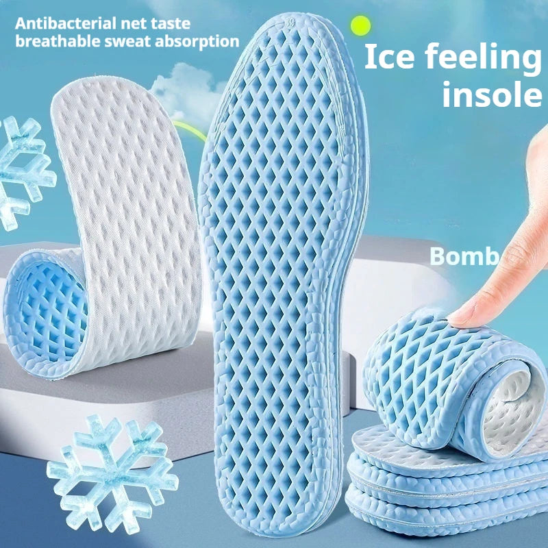 AirStepa | Atmungsaktive Memory-Foam Einlegesohlen | Stoßdämpfend & Kühlend | Für Sport- und Freizeitschuhe