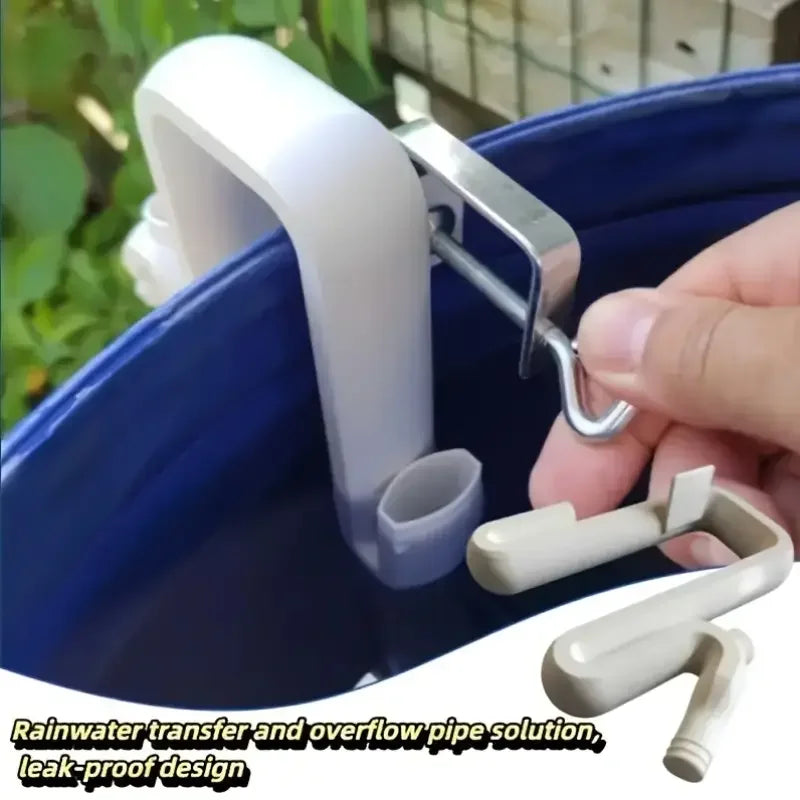 Flowrain | Regenwasser-Siphonschlauch | Selbstansaugendes Wassertransfersystem | Automatische Entwässerung & Befüllung