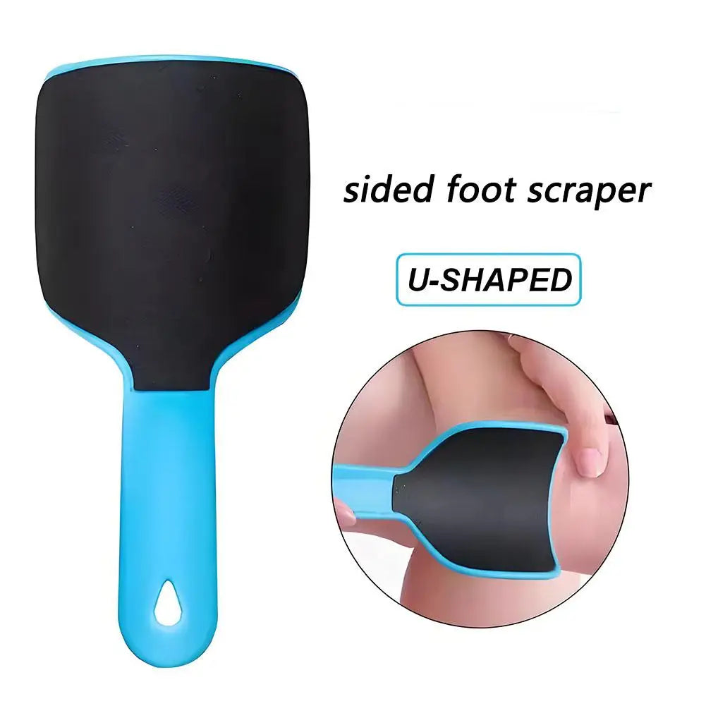 Pedivelle | Doppelseitige Hornhautfeile | Professionelle Fußpflege | Ergonomische U-Form