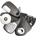 Campixor Camping Küchenutensilien Set | 6-teilig | Kompakt & Platzsparend | Multifunktionale Kochtools