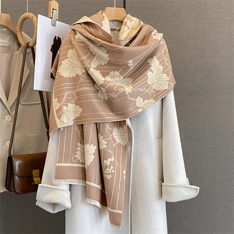 Cashmira | Women's Winter Scarf | Luxurious Pattern | 65 × 190 cm | Soft & Warm