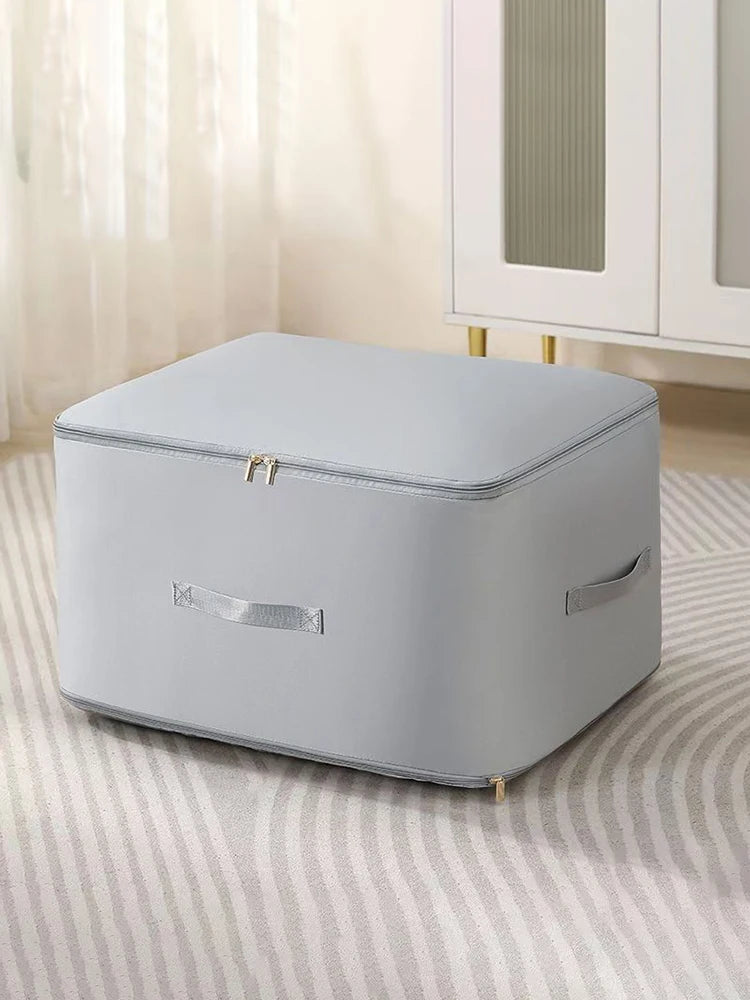 StoreMate Selbstkomprimierende Aufbewahrungstasche | Tragbarer Organizer für Kleidung, Decken & Steppdecken | Schrank & Zuhause