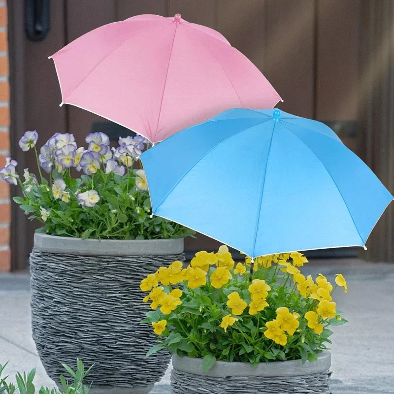 Florashade Pflanzen Sonnenschirm | Verstellbarer Pflanzenschutz | UV-Schutz Schirm mit Erdspieß | Wetterfest | Ø 60 cm