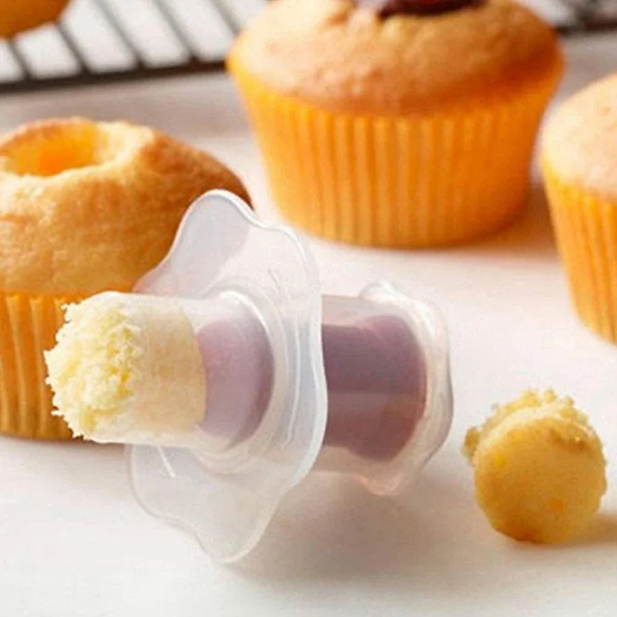 BakeFilla Cupcake Ausstecher & Entkerner | 5,3 × 5,3 × 6 cm | Für Muffins & Dekoration