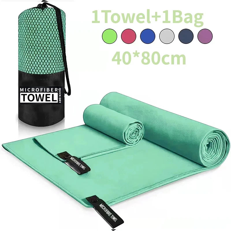DryFlexo Schnell trocknendes Sporthandtuch | Mikrofaser | 40 x 80 cm | Fitness, Schwimmen & Camping