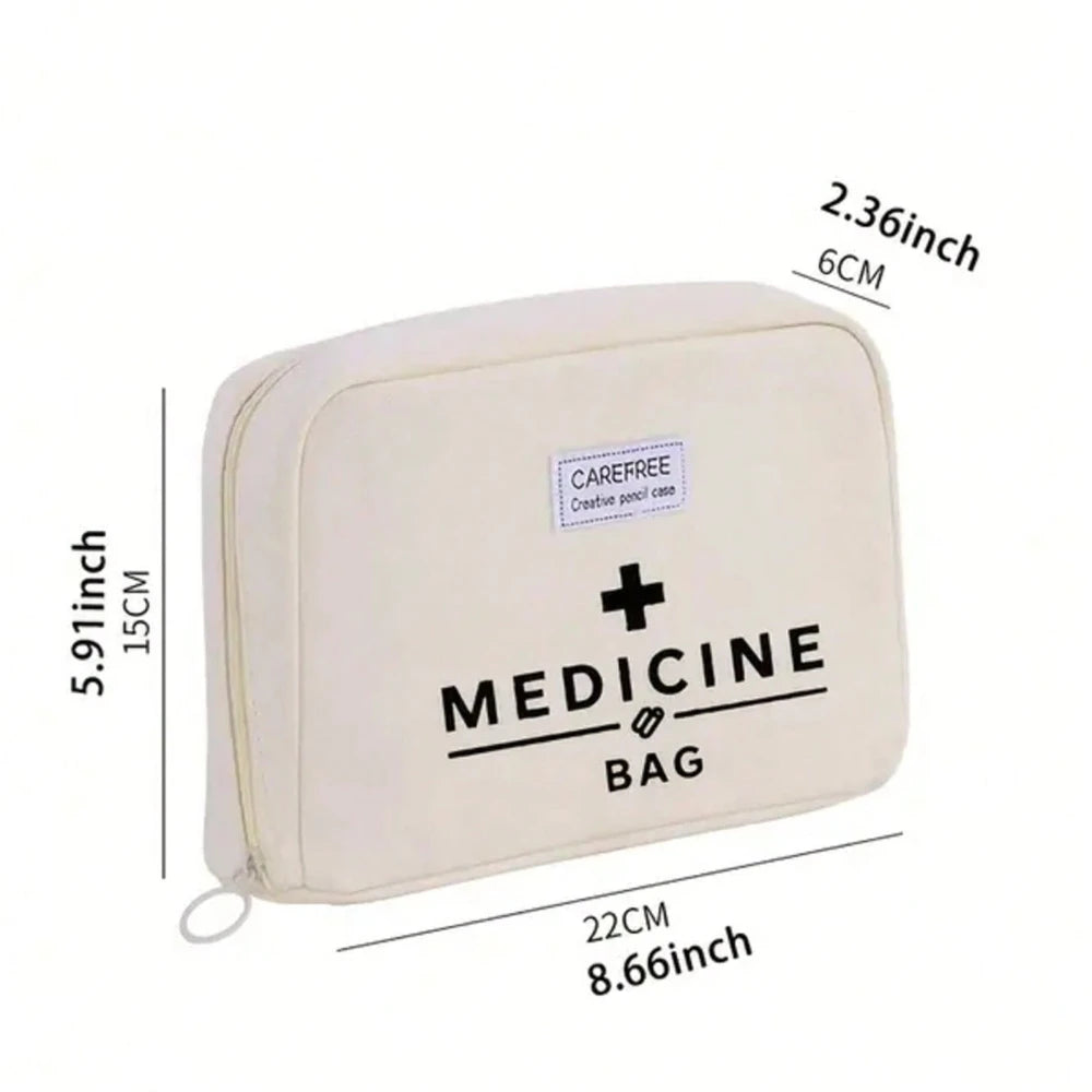 MediMaus Medikamententasche Organizer | Reise Erste-Hilfe Tasche | Pillen & Medikamente Aufbewahrung | Tragbar | Für Haushalt & Outdoor