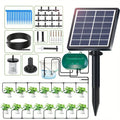 AquaSolaris Solar-Bewässerungssystem | 2W Automatische Tropfbewässerung | 12 Modi | 15 m Schlauch