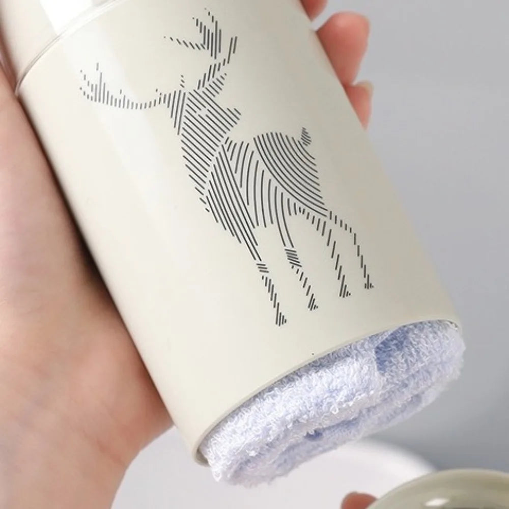 TravelEase | Reise-Kulturset mit Zahnbürstenbecher | Multifunktionaler Organizer für Shampoo, Zahnpflege und Camping