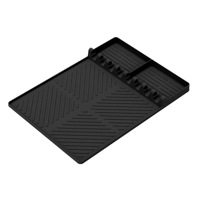 GrillGuard Silikon Grillmatte & Reinigungs-Pad | Anti-Staub Schutzkissen | Ofenöl Box & BBQ Zubehör