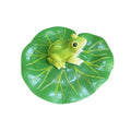 FroggieCharm Resin Frosch Gartenfigur | Realistische Deko | Innen- & Außenbereich | Balkon & Zuhause