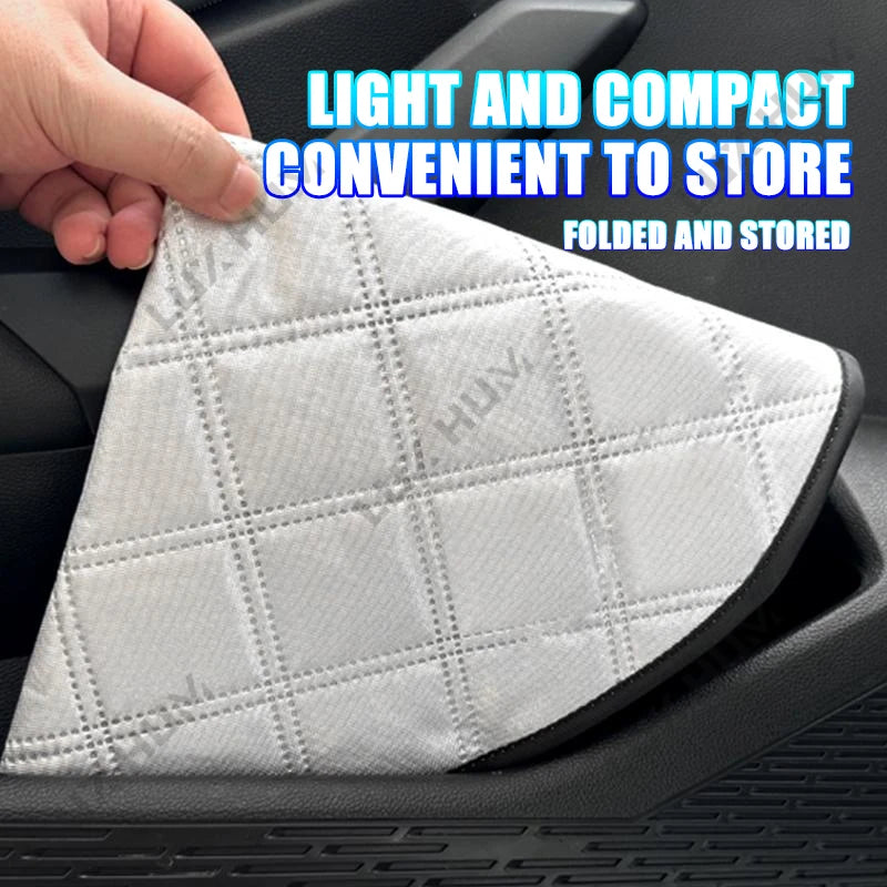 AutoShield Lenkrad-Sonnenblende | UV-Schutz | Hitzeschutz 42 cm | Universal für Auto & SUV