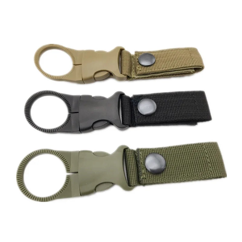GripLoop | Trinkflaschenhalter Clip | Nylon Karabiner-Halterung | Für Rucksack & Gürtel | 14,5 cm