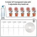 AquaRelivo Bewässerungssystem Automatisch | Einstellbare Tropfbewässerung | Für Balkon & Topfpflanzen