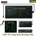 GrowWarm Hydroponische Heizmatte für Sämlinge | 220V EU-Stecker | 4 Größen | Wasserdicht & Energiesparend